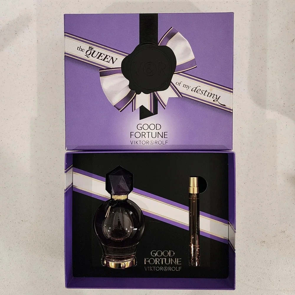Viktor & Rolf Good Fortune 2 Piece Gift Set New Eau De Parfum Womens Perfume - Picture 3 of 6